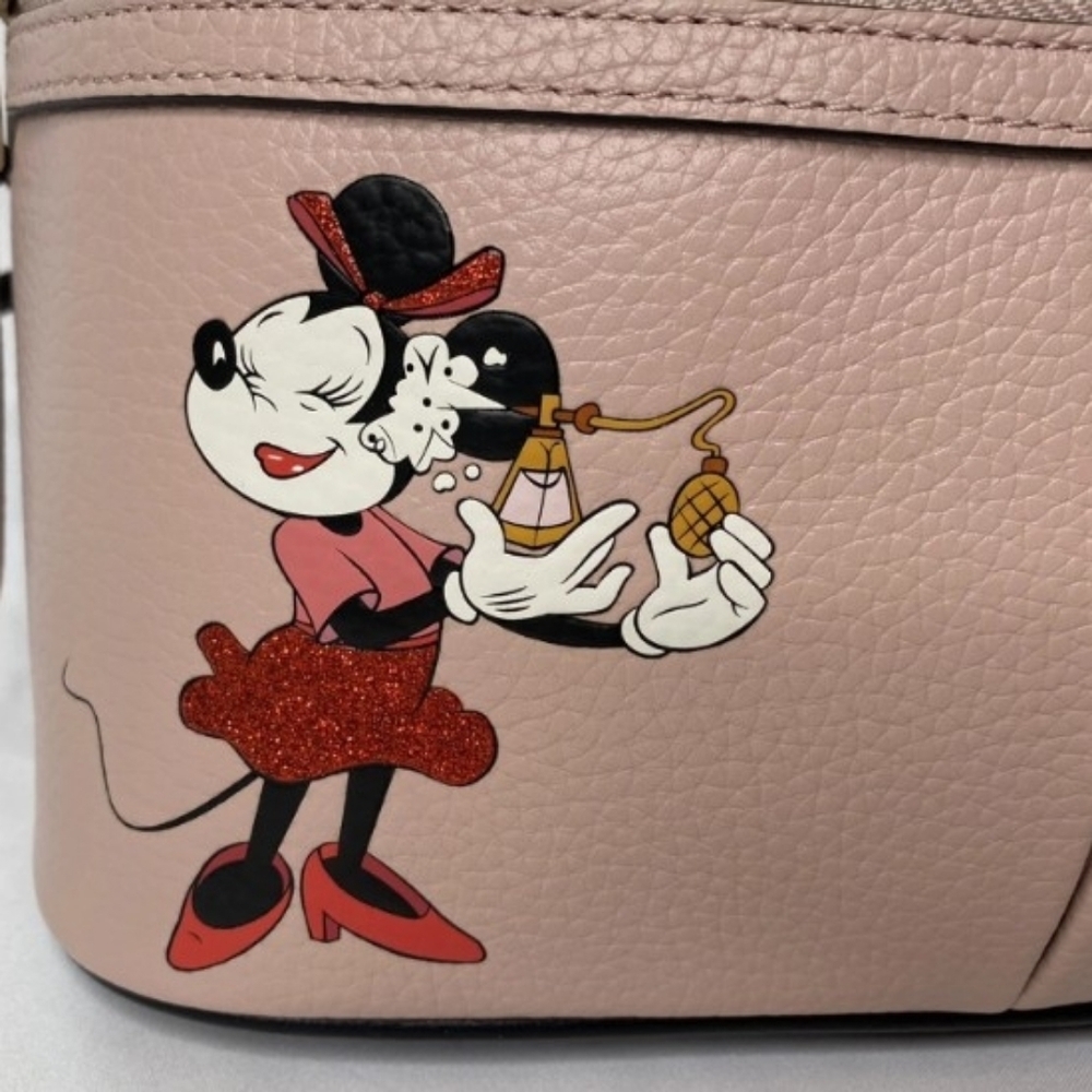 Kate Spade SET x Disney Minnie Mouse Medium Backpack & L Zip Bi-fold Wallet - Picture 5 of 16